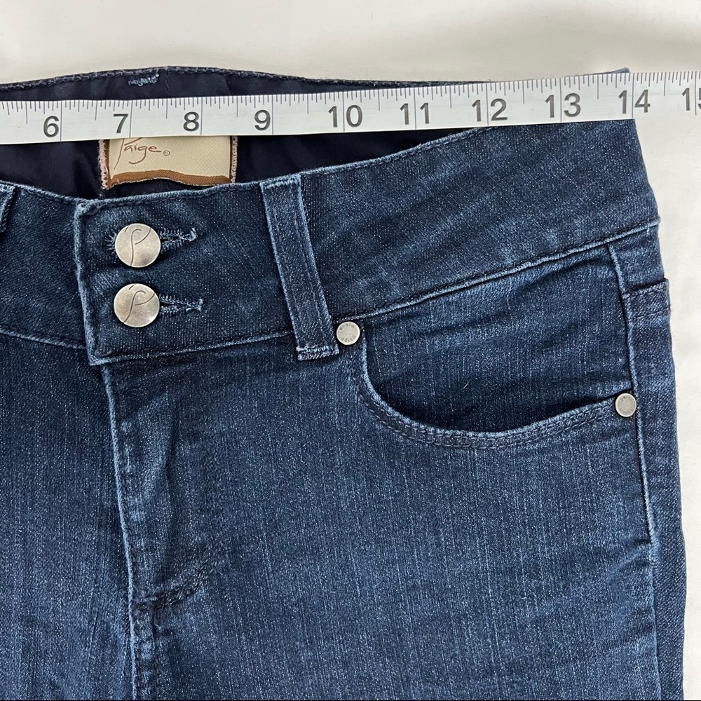 PAIGE • H.H Boot Dark Wash Jeans Size 26 - Picture 8 of 12